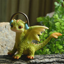 Everyday Collection Miniatur-Feengarten und Terrarium Mini Dragon Rex The Green Dragon Sammlerstück Fantasy-Figur