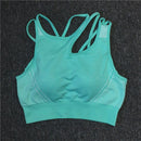 Yoga-Set Damen Ärmellos Sportanzug Workout Gym Kleidung Fitness Sport-BH Hohe Taille Shorts 2 Stück Utra Nahtlose Sportbekleidung