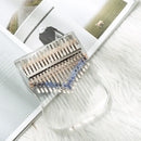 Kalimba Daumenklavier Kristall transparent Mini Fingerklavier Kabalin Anfänger 17-Ton Kalimba21-Ton