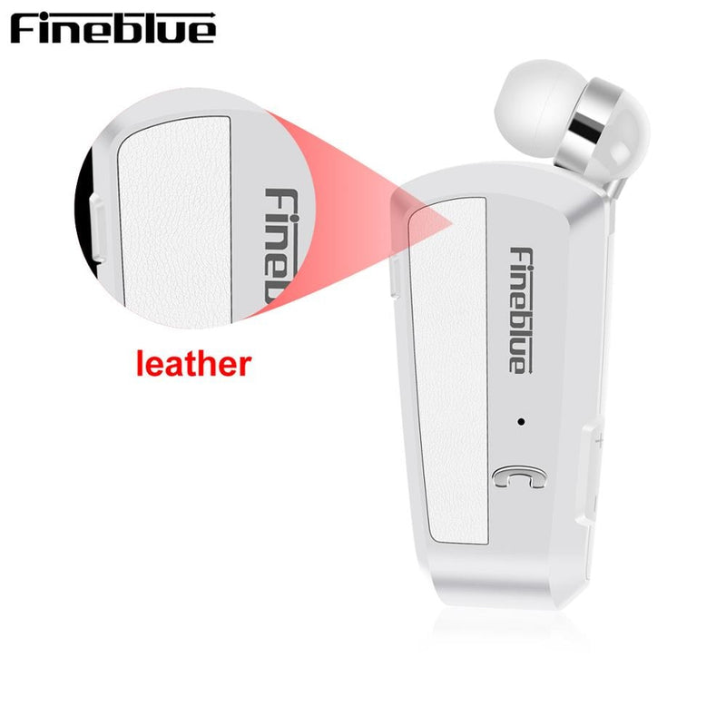 Fineblue F990 El más nuevo auricular inalámbrico de negocios con Bluetooth Sport Driver Auricular Clip telescópico en el auricular estéreo Vibración de lujo