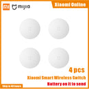 2018 Xiaomi Smart Wireless Switch für Xiaomi Smart Home House Control Center Intelligenter weißer Multifunktionsschalter im Karton
