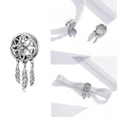 WOSTU 925 Sterlingsilber-Kreis-Charme-runder CZ-Korn-Korn-Klipp passte ursprüngliches Reflexions-Charme-Armband-Schmuck-Zubehör CQX101