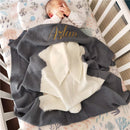 Babydecken Neugeborene Swaddle Baby Wrap gestrickte Decke für Kind Kaninchen Cartoon Plaid Infant Kleinkind Bettwäsche Swaddling