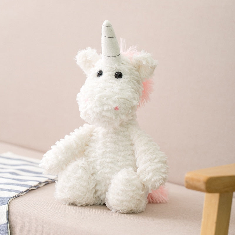 Super weiche lange Beine Baby beschwichtigen Spielzeug Pink Bunny Grey Teddybär Hund Elefant Einhorn Kuscheltiere Puppenspielzeug für Kinder