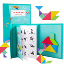 New Kids Magnetic 3D Puzzle Puzzle Tangram Thinking Trainingsspiel Baby Montessori Lernen Lernspielzeug aus Holz für Kinder