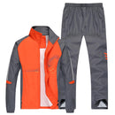 Marke Trainingsanzug Männer Zweiteilige Kleidung Sets Freizeitjacke + Hose Outwear Sportanzug Frühling Herbst Sportbekleidung Sweatsuits Mann Kleidung