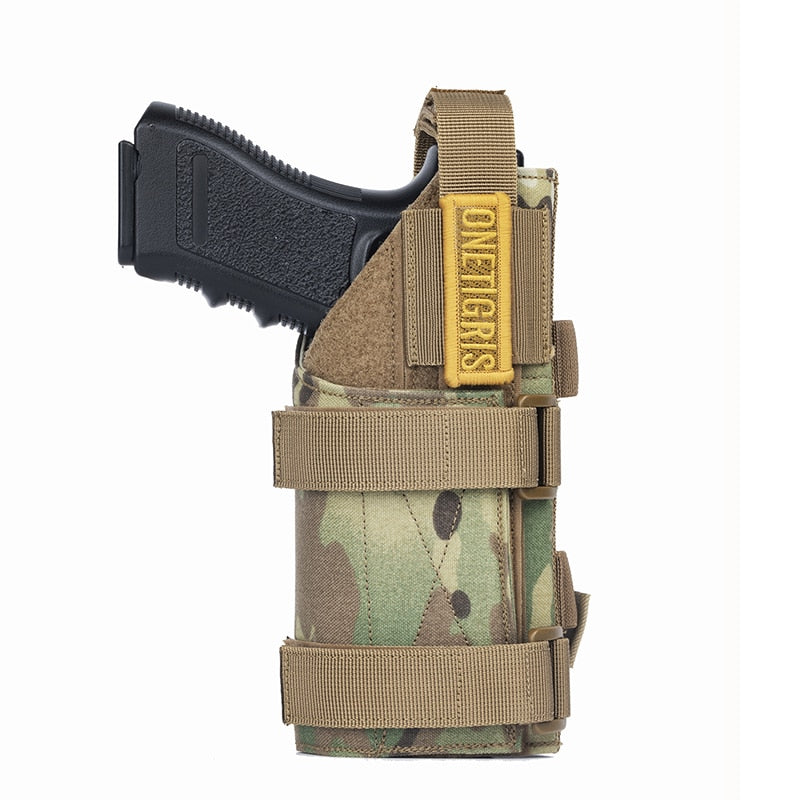 OneTigris Tactical Gun Holster Molle Modular Belt Pistolenholster für Rechtshänder Glock 17 19 22 23 31 32 34 35