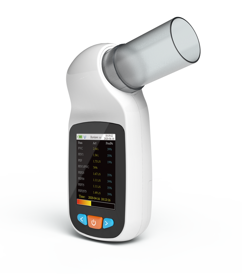 CONTEC Digitales Spirometer SP70B Lungenatmungsdiagnostik Vitalograph Spirometrie + Software