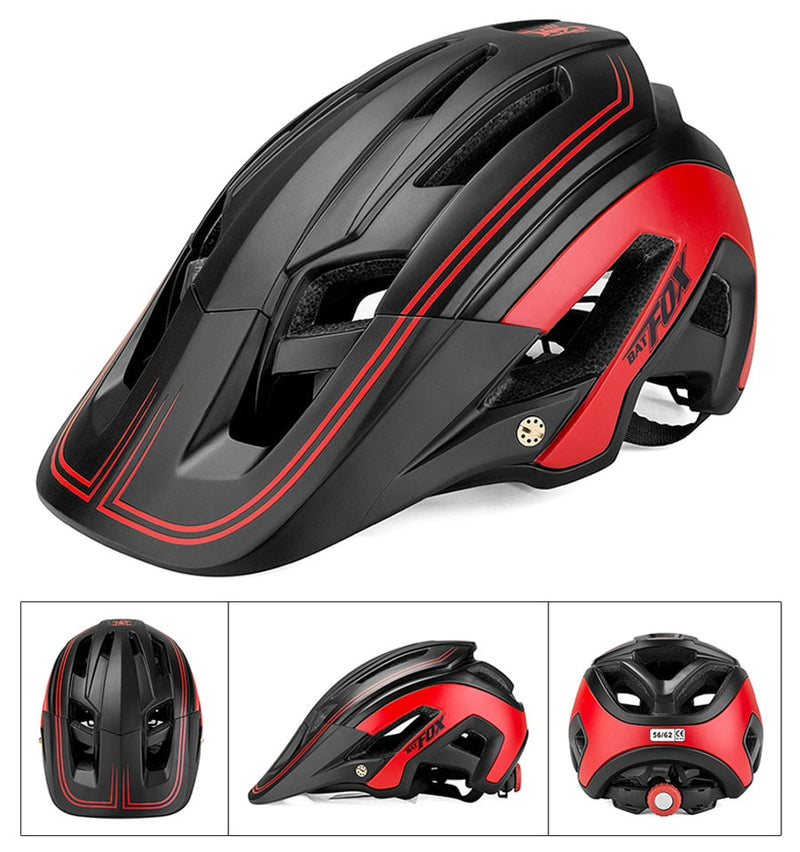 BATFOX Bike Racing Bicycle Helmet In-mold Cycling MTB Road Casco Mtb Cycling Helmet for Men Women Bike Helmet cascos bicicleta