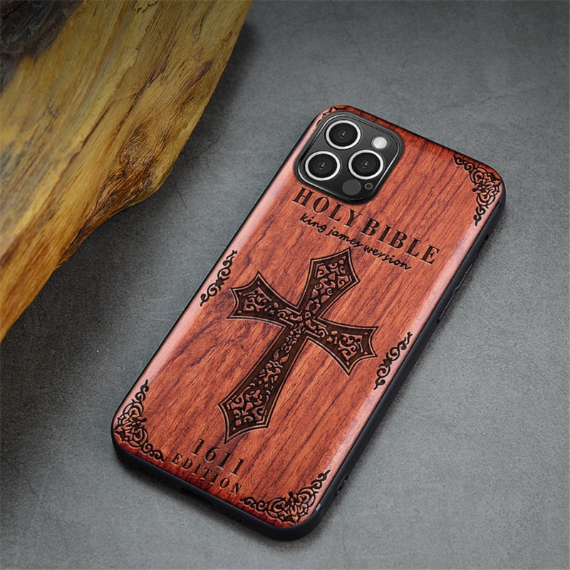 For iPhone 12 Pro Case Boogic Original Wood funda iPhone 12 mini wood Cover Phone Case For iPhone 12 Pro Max
