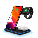 3 in 1 15W Fast Wireless Charger Dock Stand für iPhone 13 12 11 XS XR X 8 Apple Watch iWatch 7 6 Airpods Pro Qi Ladestation