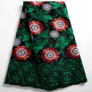 Schweizer Voile-Baumwollspitzenstoff African 2021 Stickerei Afrikanische Baumwoll-Voile-Spitze im Dubai-Stil für jede Hochzeitsfeier 2491A