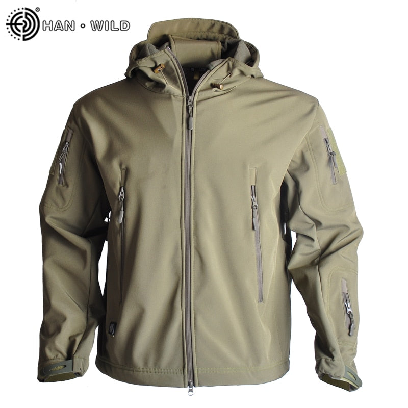 Wandern Armee Jacken Männer Militär Jacken Airsoft Camping Taktische Jacke Hosen Soft Shell Wasserdichte Jagd Anzug Windjacke