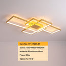 Smart Home Alexa Black/White LED Ceiling Chandelier For Living Study Room Bedroom Aluminum Modern Led Ceiling Chandelier