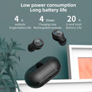 C6 TWS Wireless Bluetooth V5.0 Earphone 9D Stereo Touch Control  Noise  Sports Waterproof Headphones with LED and Dual Mic Heads