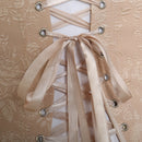 Schnürkorsetts Bustiers Vollbrust Taille Trainer Stickerei Sexy Ohne Knochen Weiß Beige Korsett Burlesque Kostüme Mieder Halloween