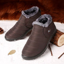 Winterschuhe für Herren Stiefel zum Hineinschlüpfen warme Pelz-Winter-Turnschuhe Herren-Schneestiefel wasserdichte Stiefeletten Chaussure Homme Mans Footwear