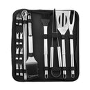 Edelstahl BBQ Tools Set Pfannenwender Gabel Zange Messer Bürste Spieße Barbecue Grill Utensil Camping Outdoor Cooking Tool Set