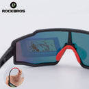 ROCKBROS Polarisierte Photochrome Fahrradbrille Fahrradbrille Outdoor Sports MTB Fahrrad Sonnenbrille Brille Brillen Myopie Rahmen