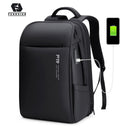 Fenruien Neue Mode Männer Rucksack Wasserdicht Erweiterbar USB Laderucksäcke 17,3 Zoll Laptoptasche Business Travel Bag Rucksack
