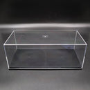 Modelo de caja acrílica para coche, caja de exhibición transparente a prueba de polvo con Base negra 1/64 1/43 1/32 1/18 1/24