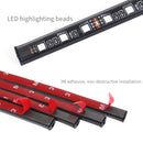 Niscarda LED Car Foot Light Lámpara ambiental con control remoto Múltiples modos Luces decorativas interiores automotrices