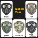 Outdoor Airsoft Schutzmaske Militärische Taktische Paintball Vollgesichtsmaske CS Jagd Schießen Sport Halloween Schädel Masken