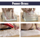 Sofa-Kissenbezug + inneres Shaggy-Kissen Liebesherz-Kissenbezug Kunstpelz-Schaffell-Kissenbezug Wohnzimmer Dekorative Kissenbezüge