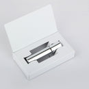 50 Teile/los 10 ml Verpackung Box Ätherisches Öl Flasche Edelstahl Roller Ball Flasche Parfüm Glasflasche Reisekosmetik