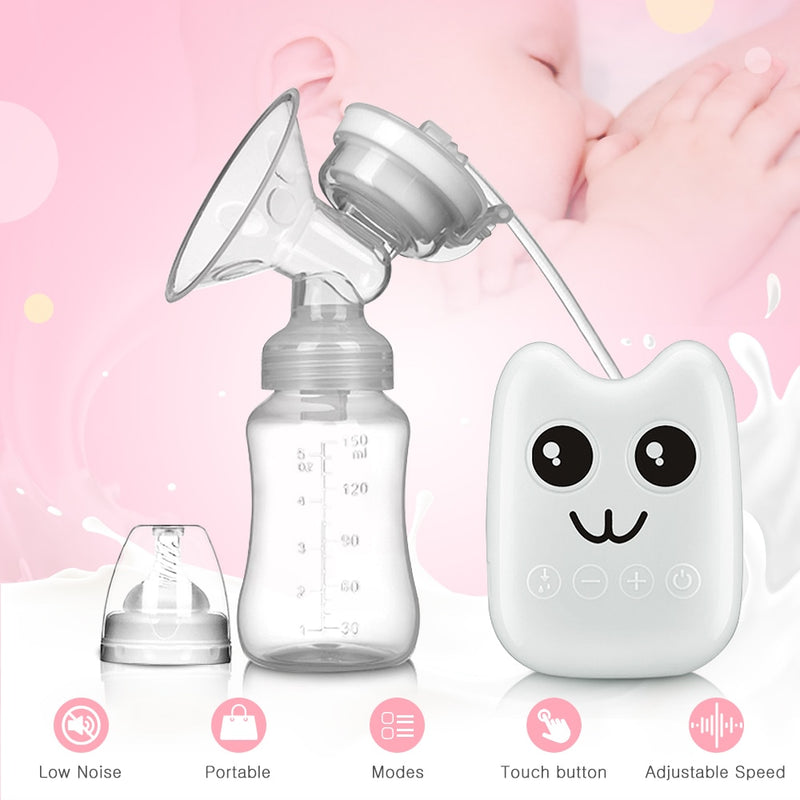 Breast Pumps Bilateral Milk Pump Baby Bottle Postnatal Supplies Electric Milk Extractor Breast Pump USB Powered Baby Breast Feed