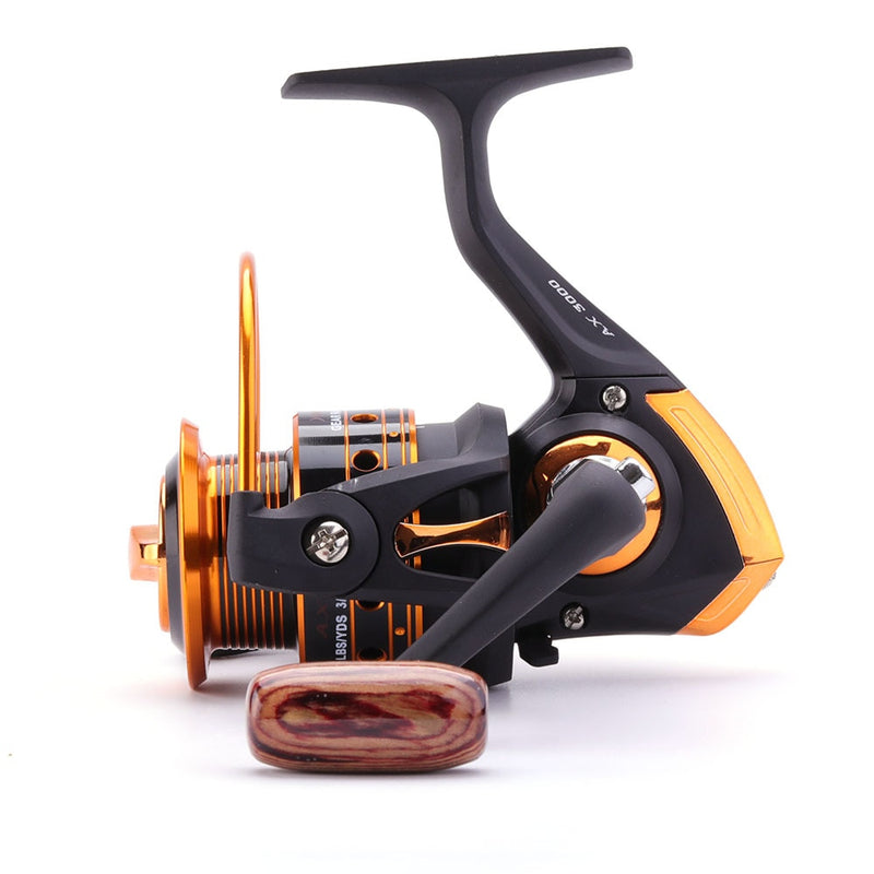 Spinning Angelrolle 12BB + 1 Lagerkugeln 500-9000 Serie Metallspule Spinning Reel Boat Rock Fishing Wheel