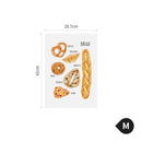 Póster de madera colgante nórdico, colgador de calendario, marco de pan, carteles de frutas, impresiones, imágenes de pared para el hogar, sala de estar, cocina, arte de pared