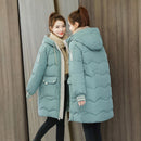 2022 Winter Frauen Jacke Mäntel Lange Parkas Weibliche Daunen Baumwolle Mit Kapuze Mantel Dicke Warme Jacken Winddicht Casual Student Mantel