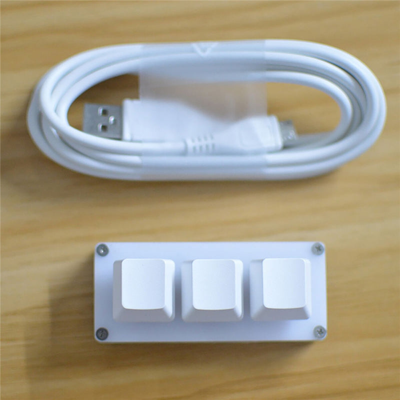 Mini 3-key Keypad Gaming Keyboard Programming Macro Keypad Mechanical Keyboard With Software OSU