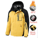5XL Männer 2022 Winter Neue Outwear Dicke Warme Parkas Jacke Mantel Männer Lässige Winddichte Taschen Abnehmbare Mit Kapuze Parkas Jacke Männer