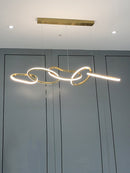 Simple light luxury chandelier creative dining restaurant bar minimalist personality art lamps