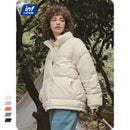 INFLATION Einfarbige Daunenjacken Herren Warm Stehkragen Loose Fit Klassische Daunenpufferjacke Herren Winddicht Outwear 6022W