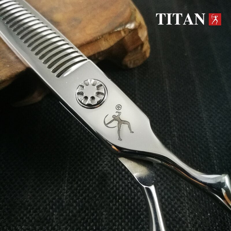 Tijeras de pelo Titan vg10 acero, tijeras afiladas hechas a mano