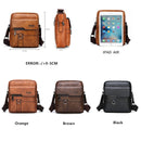 JEEP BULUO Mann Ledertasche Schulter Umhängetaschen für Männer Kuhspaltleder männlich iPad Business Messenger Bag Drop Shipping