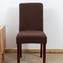 1/2/4/6 Stück Esszimmerstuhl-Abdeckung Jacquard Spandex Schonbezug-Schutzhülle Stretch für Küchenstuhl-Sitz Hotel Bankett Elastisch