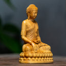 Mini Thailand Shakyamuni 10CM Buddha Buchsbaum Geschenke Holzfiguren Buddha Statuen Heimtextilien Sammlung Ornamente