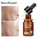 VIBRANT GLAMOUR Retinol-Gesichtsserum Feuchtigkeitsspendende Whitening Firming Fade Fine Lines Anti-Falten-Anti-Aging-Tiefenpflege-Essenz 30ML