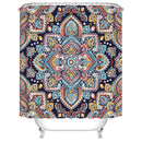 Customized Polyester Shower Curtain Abstract Mandala moon and star bathroom curtain Landscape bath curtain cortinas para bano