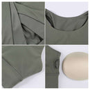 Nepoagym LUCKY XS bis XL Größe Damen Push Up Sport BH High Impact Fitness BH Superweicher Crop Top BH Damen Fitness BH