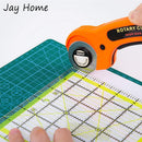 Herramienta de corte y costura de 5 uds., cortador rotativo de 45mm, cuchillo tallado, regla de retales, alfombrilla de corte para tela, tela de cuero, suministros para acolchado