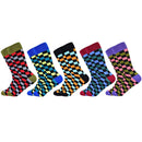 Heißer Verkauf Männer Socken 2020 Neue Bunte Geschenke für Männer Baumwolle Herren Socken Geometrische Gitter Klassische Glückliche Business Casual Socken Männer