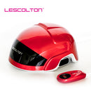 Casco para el crecimiento del cabello LESCOLTON, gorra láser con luz infrarroja, casco LED para el crecimiento del cabello, dispositivo para el tratamiento de la pérdida de cabello, producto de restauración del cabello
