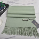 VISROVER neue 32 Farben Frau Winterschal Mode weibliche Schals Kaschmir handfeeling Winter Wraps einfarbig Winter Hijab Schal