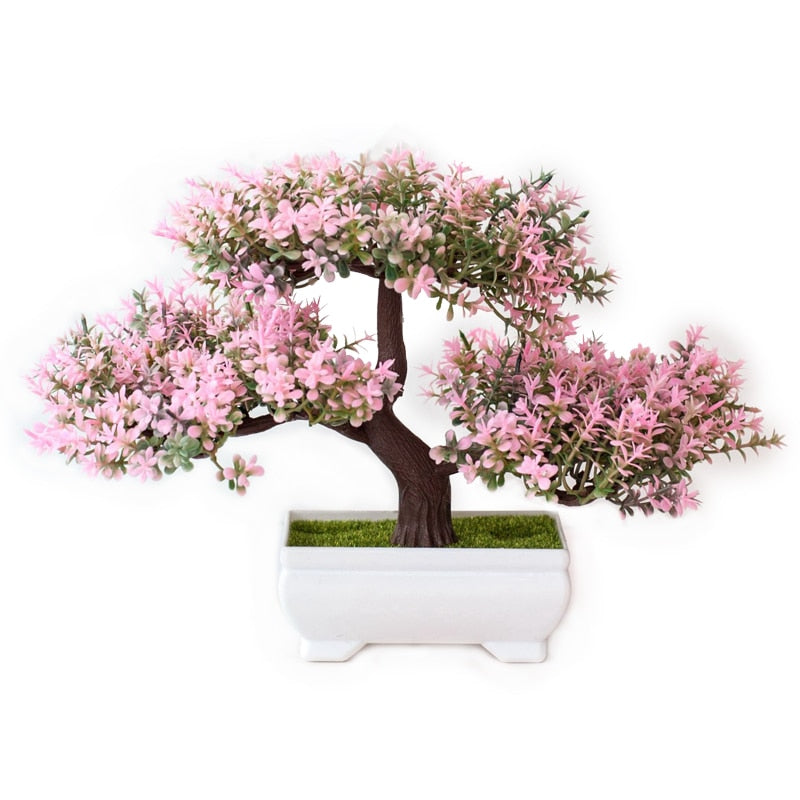 Künstliche Pflanze Bonsai Baum Heimdekoration Künstliche Blumen Pflanzen Topfblumen Dekor Für Garten Gefälschte Pflanze Bonsai Dekor