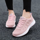 Frauen Schuhe Wohnungen Mode Lässig Sneaker Gehen Frau Komfort Lace-Up Mesh Atmungsaktiv Weibliche Outdoor Zapatillas Mujer Feminino